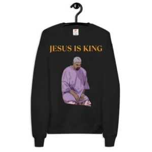 Jesus is King Kanye Unisex Fleece Sweatshirt