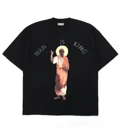 Kanye West Jesus is King Black T-Shirt