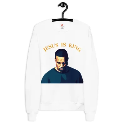 Kanye West Jesus is King Unisex Fleece Sweatshirt